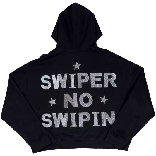 'Swiper No Swpin' Cropped Zip